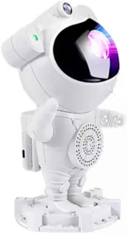 Projetor luz da Galáxia Robô Astronauta Luminária Estrelas Galáxias Luz Noturna Nebulosa Controle Remoto Projetor Estelar LED Decoração Cósmica Céu Estrelado Luz Ambiente Futurista Quarto