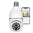 Câmera Segurança IP Lâmpada WiFi Full HD 1080p com Visão Noturna Infravermelho 1080P, Yoosee, Bivolt, Detecção de Movimento, Áudio Bidirecional, Prova D'água Giratória