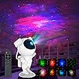 Projetor luz da Galáxia Robô Astronauta Luminária Estrelas Galáxias Luz Noturna Nebulosa Controle Remoto Projetor Estelar LED Decoração Cósmica Céu Estrelado Luz Ambiente Futurista Quarto
